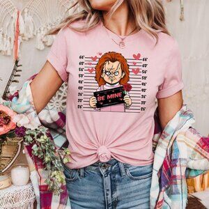 Spooky Chucky Valentine Graphic Tee | Horror Valentine Shirt